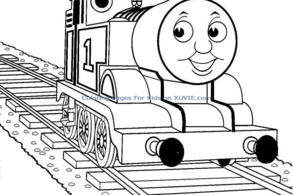 Thomas the train printable coloring book