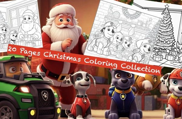 Paw patrol printable coloring book