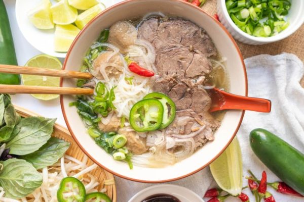 Pho soup easy recipe beef pickledplum phở bò noodles vietnamese