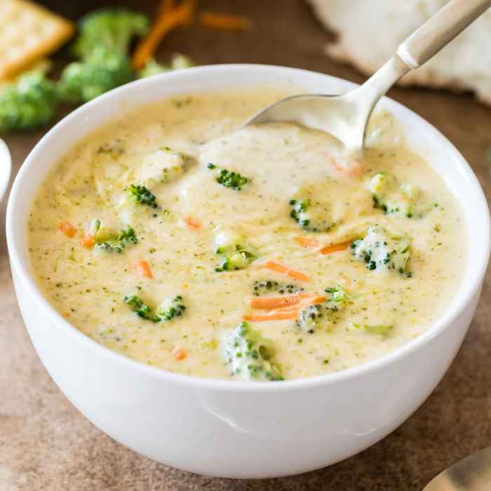 Soup recipes broccoli cheddar