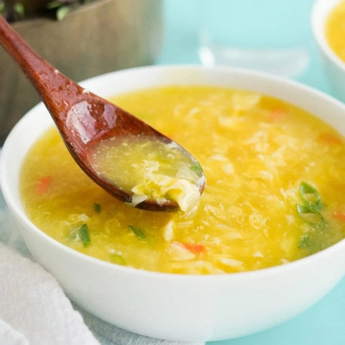 Traditional egg drop soup recipe