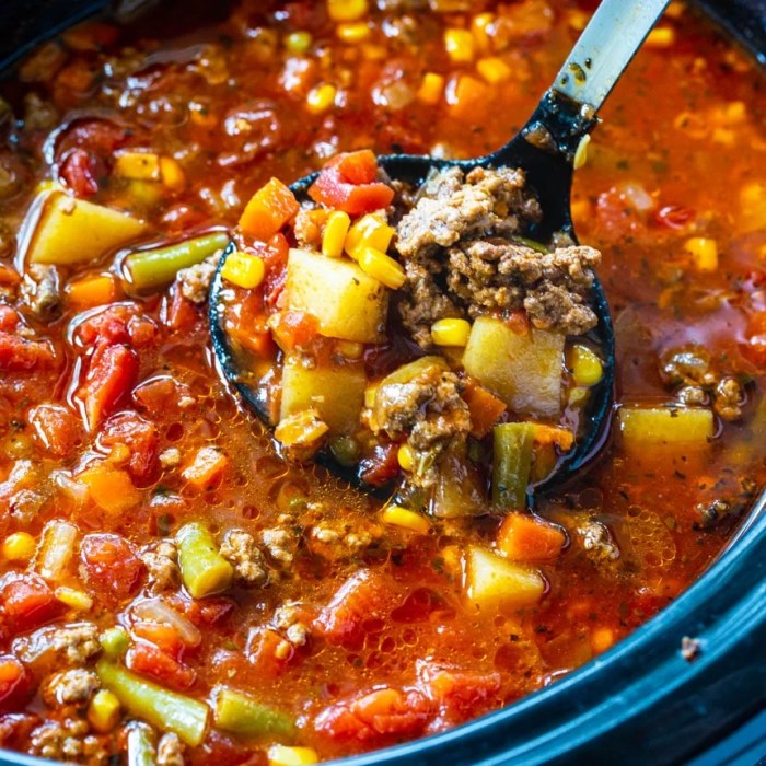 Soup beef barley slow cooker recipe crockpot chunky recipes soups thechunkychef vegetable pot crock chef hearty cooking meat stew easy