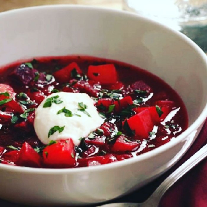 Simple borscht soup recipe