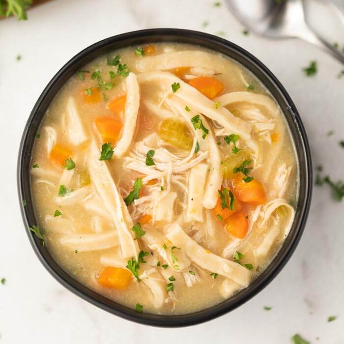 Chicken soup noodle creamy cooker slow recipes noodles recipe crock pot crockpot lofthouse life easy choose board