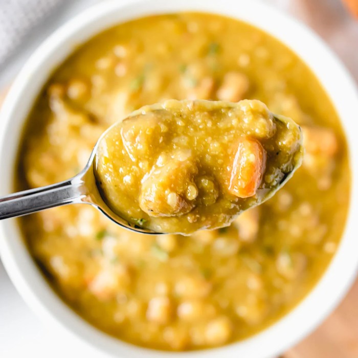 Split pea soup crockpot recipe