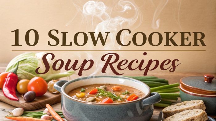 Slow cooker recipe soup