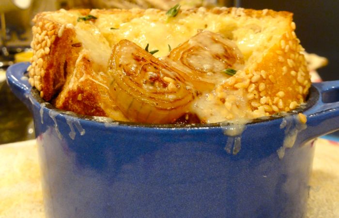 Veg french onion soup recipe