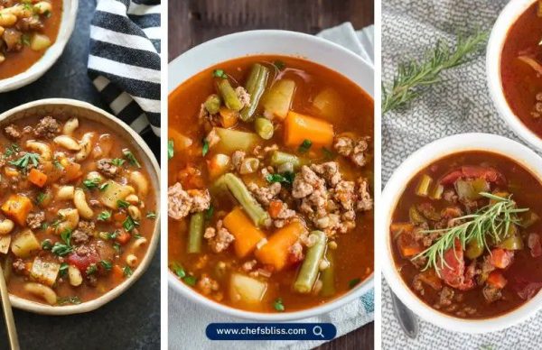 Soups with hamburger recipes